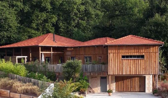 Chambres D'Hotes L'Aousere 比斯卡罗斯 外观 照片